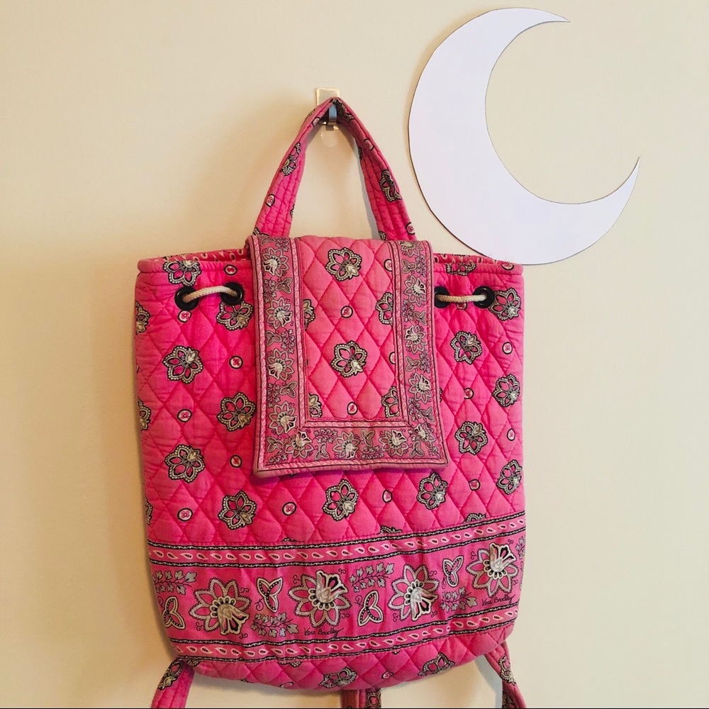 Classic Vintage Pink Vera Bradley Backpack